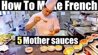 How to make 5 Mother sauce in French cuisine🤔 veloute sauce [upl. by Oinigih]