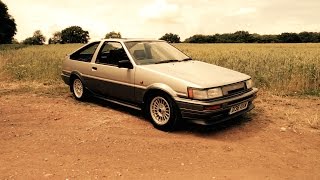 Toyota AE86 Teaser Engine Noise and Countryside Chase [upl. by Mickey]