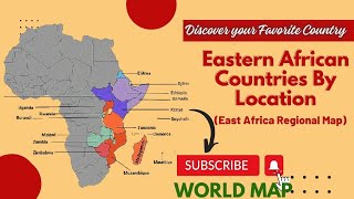 What Countries in Eastern Africa Region  Map of East Africa Map Eastern African Countries Quiz [upl. by Nnybor]