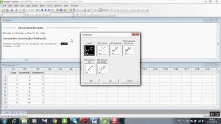 Statistic using MINITAB Correlation and regression [upl. by Dorraj]