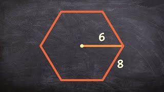 How to determine the area of a regular hexagon [upl. by Ogg411]