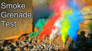 Smoke Grenade quotColor Smokequot Review [upl. by Anairt]