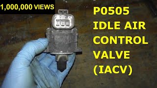 How To Test and Replace Idle Air Control Valve P0505 HD  IAC Actuator [upl. by Onirefez]