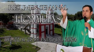 Resumen de Homilías del 22 al 28 de Enero del 2024  Padre Arturo Cornejo [upl. by Jozef57]