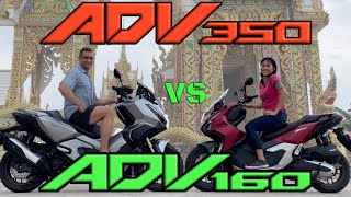 Honda ADV 350 Versus ADV 160 Pros amp Cons Of These Scooters in English [upl. by Stelu129]