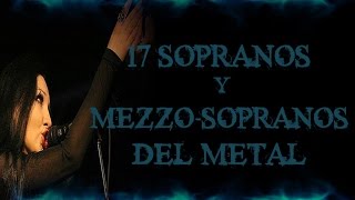 17 MEJORES SOPRANOS Y MEZZOSOPRANOS DEL METAL [upl. by Anallise]