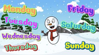 Days of the Week Song  Kids Song  Early Mathematics Skills [upl. by Klatt]