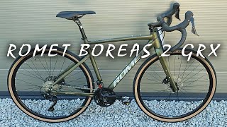 Romet Boreas 2 GRX  rower gravel w świetnej cenie na GRX [upl. by Lamar346]