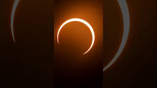 Solar annular eclipse October 14 2023 timelapse just before totality to just after [upl. by Ulla79]