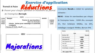 exercice dapplication 8 la facturation réductions et majorations [upl. by Alraep]