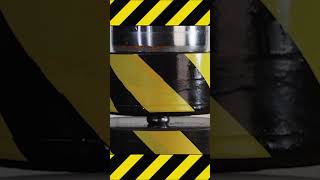 Steel ball challenges hydraulic press [upl. by Goebel]