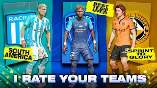 😍 THE BEST CAREER MODE TEAM YOU WILL EVER SEE  FIFA 21 CAREER MODE I RATE YOUR TEAMS [upl. by Adnalay]