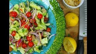 A Classic Caribbean Summer Salad From My Garden [upl. by Ojoj440]