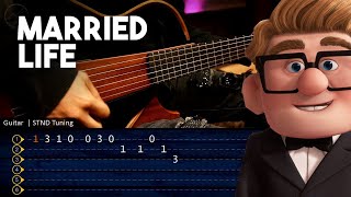 Up  Married Life Guitar Tutorial TAB  CHORDS Guitarra Cover Christianvib [upl. by Attey]