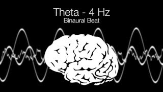 Supercharge Theta Binaural Beat  4Hz 1h Pure [upl. by Christal590]