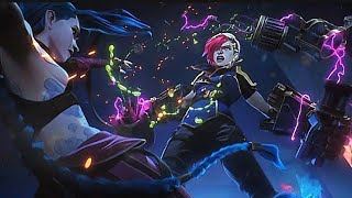 Jinx Vs Vi Full Fight Scene  Arcane Season 2 Episode 3 [upl. by Drofdarb]