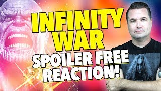 AVENGERS INFINITY WAR Reaction Spoiler Free [upl. by Man]