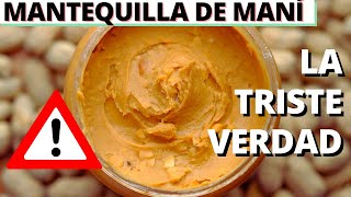 MANTEQUILLA de MANÍ CASERA o COMPRADA CUAL es la MEJOR y MÁS SALUDABLE [upl. by Gamber]