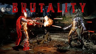 MK11 All Spawn Brutalities Fatalities Friendship Fatal Blow amp Ending [upl. by Hannibal]