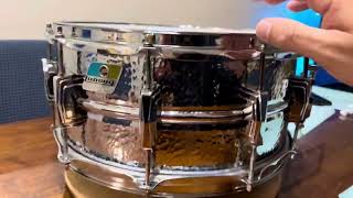 80s Ludwig Supraphonic Hammered 65x14 Snare drum [upl. by Pelligrini]