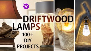 Handmade driftwood lamps  100 DIY projects amp design ideas Wooden table lamp [upl. by Clementi]