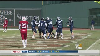 Natick Vs Framingham High School Football Takes Place At Fenway Park [upl. by Ellened]