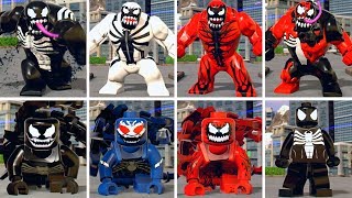 All Symbiote Character in LEGO Marvel Super Heroes 2 [upl. by Brockwell792]