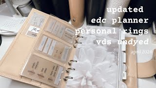 updated edc planner  deco  cover VDS UNDYED [upl. by Bergman391]