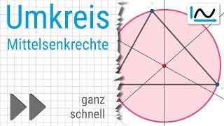 Umkreis konstruieren  Mathe ganz schnell 02 [upl. by Pollard]