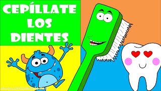 Cepíllate los dientes  Cuidado bucal para niños [upl. by Ebeohp]