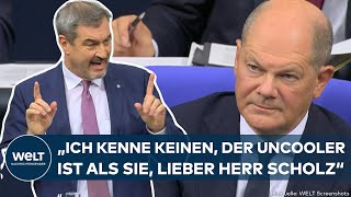 MARKUS SÖDER Keiner in Deutschland ist uncooler als Scholz – Habeck mitverantwortlich für Desaster [upl. by Laup805]