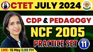 CTET CDP amp PEDAGOGY CLASS 2024  NCF 2005 CDP PRACTICE SET  CDP IMPORTANT QUESTIONS  BY MANNU MAM [upl. by Nhguavahs677]