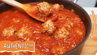 Authentic Italian Meatballs  Easy Recipe [upl. by Rachelle]