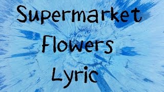 Supermarket Flowers  Ed Sheeran Lyric [upl. by Kary]