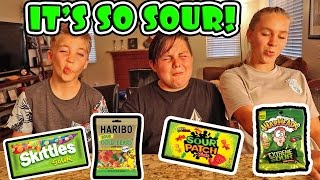 SOUR CANDY CHALLENGE [upl. by Durgy305]