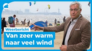 Weekendweer warmte buien en veel wind [upl. by Worra]