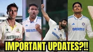 IMPORTANT BGT UPDATES For 🤯 INDIA On Gill Ashwin PITCH  🔥 Australia Vs IND 1st Test News Facts [upl. by O'Neill]