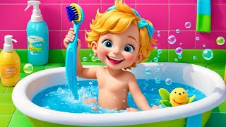 Bath Time Nursery Rhyme Song for Kids [upl. by Dnanidref173]