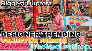 मात्र ₹85 Tr Silk Dupattas  Premium Lajpat Nagar  Wholesale amp Retail Biggest  Manufacturer [upl. by Coretta]