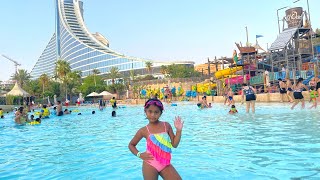 Wild Wadi Dubai Waterpark  Craziest and Longest Water Rides [upl. by Hoeg]