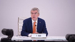 LIVE IOC Executive Board PRESS CONFERENCE in Paris AHEAD of 2024 Olympic Games [upl. by Sadler]