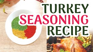 Turkey Seasoning Recipe Easy Homemade Spice Blend  SpiceRally [upl. by Aivitnahs763]