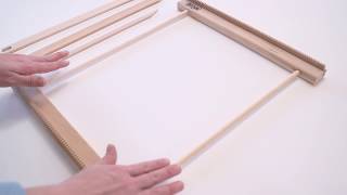 How to Assemble the BEKA 14quot Weaving Frame Loom [upl. by Kauppi]