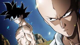 GOKU VS SAITAMA I ENGLISH DUBBING I 1 to 5 FAN ANIMATION [upl. by Ailalue]