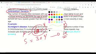 Tri nucleotide repeat mutations  Molecular biology  Biochemistry  First aid lectures  Lec10 [upl. by Ataga875]