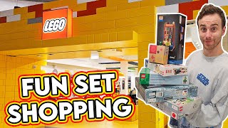 LEGO Store Shopping Fun Sets amp the New Free Gift [upl. by Atalanti]