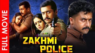 Zakhmi Police Kaakha Kaakha Full Movie Hindi Dubbed  Suriya Jyothika Jeevan [upl. by Yuria]