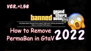 HOW TO REMOVE PERMA BAN GTAV 2022 FAST TUTORIAL [upl. by Nivre]