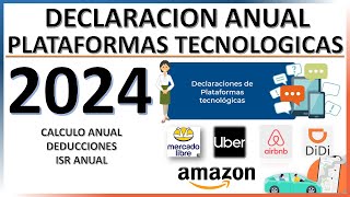 DECLARACION ANUAL PLATAFORMAS TECNOLOGICAS [upl. by Neitsabes]