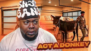 YOUNGBOY RIGHT THO NBA YoungBoy  Act A Donkey Official Video CHARLAMAGNE DISS REACTION [upl. by Hahcim]